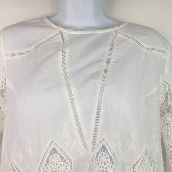 Suboo White Crochet Top Size 6 - Picture 5 of 13